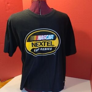 Nascar Nextel Cup Series Mens Black Tee TShirt Size